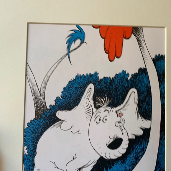 DR.SEUSS PRINT 1982-8"x11" matted to 11"x14" NEW! - Picture 2 of 5